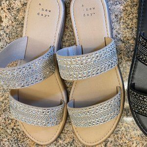 2 pairs of A New Day sandals